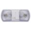 Picture of Brilliant Light (TM)  White w/Double Clear Lens Ceiling Mount Interior Light w/Switch 016-BL3003 18-0286                     