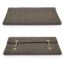 Picture of Camco  18"W Gray Looped PVC w/ TPE Backing Entry Step Rug 42964 04-0560                                                      