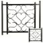 Picture of Camco  20" To 32" Black Aluminum Deluxe Scroll Screen Door Grille 43993 20-0164                                              