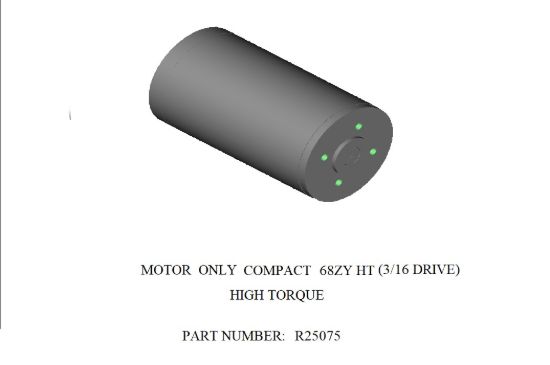 Picture of R25075 BAL RV Slide Out Motor