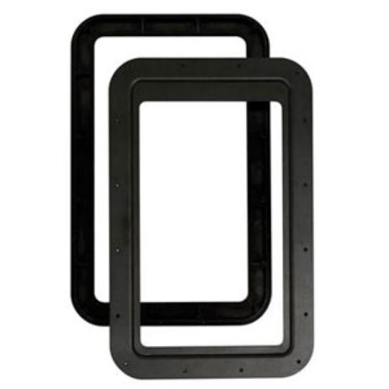 Picture of AP Products  Black Inner & Outer Entry Door Window Frame w/ Seal 015-2014782 20-1559                                         