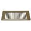 Picture of AP Products  Brown 4"W x 10"L Floor Heating/ Cooling Register w/o Damper 013-634 08-0155                                     