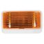 Picture of Arcon  White w/Amber Lens Rectangular Porch Light w/o Switch 18109 18-0779                                                   