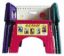 Picture of B&R Plastics EZ-Foldz 6-Pack 9"H Assorted Plastic Folding Step Stool 101-6FA 03-0977                                         