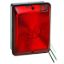 Picture of Bargman 86 Series Red 5-13/16"x4-3/8"x2-7/8" Stop/ Tail/ Turn Light 34-86-101 18-0064                                        