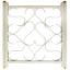 Picture of Camco  20" To 32" White Aluminum Deluxe Scroll Screen Door Grille 43997 20-0089                                              