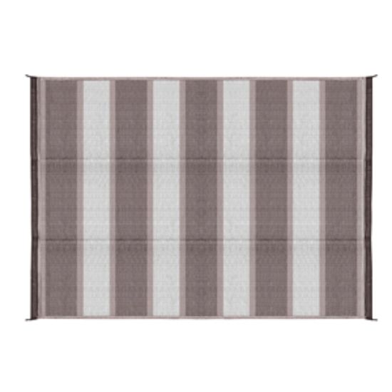 Picture of Camco  6' x 9' Charcoal Reversible Camping Mat 42873 01-2973                                                                 