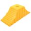 Picture of Camco  Yellow Hard Plastic Wheel Chock 44435 17-0573                                                                         