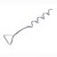 Picture of Carefree  2-Pack Corkscrew Ground Awning Anchor 901001 01-0755                                                               