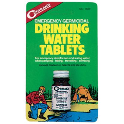 Picture of Coghlan's  50-Pack Iodine Based Drinking Water Purification Tablet 7620 69-0722                                              