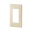 Picture of Cooper Wire Arrow Hart Ivory Thermoplastic 1-Gang Receptacle Cover 2151V-BOX 19-3813                                         