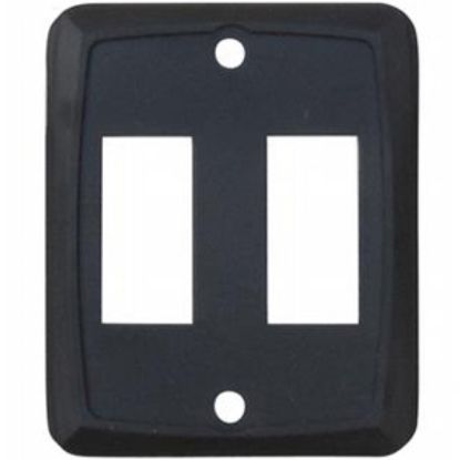 Picture of Diamond Group  Black Double Opening Switch Plate Cover DG215VP 19-1986                                                       