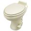 Picture of Dometic 320 Series Bone 18" Pedal Flush Ceramic Permanent Toilet 302320083 12-0012