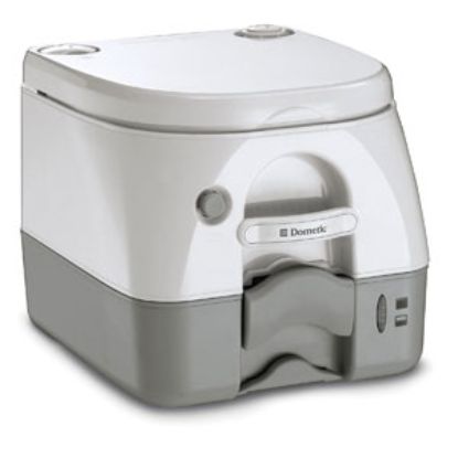 Picture of Dometic 972 Model 2.6 Gal Gray Portable Toilet 301097206 12-0021