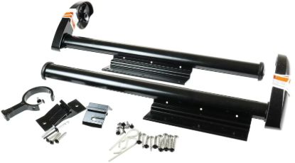 Picture of Dometic Awning Tall Slide-Out Topper Black Bracket Hardware Kit