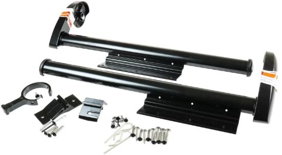 Picture of Dometic Awning Tall Slide-Out Topper Black Bracket Hardware Kit