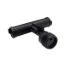 Picture of Dura Faucet  Black Straight Tee Shower Head Diverter w/ Vacuum Breaker DF-RK900-BK 10-9028                                   