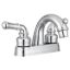 Picture of Dura Faucet  Chrome w/2 Teapot Handle Classical Arc Lavatory Faucet DF-PL620C-CP 10-1187                                     