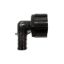 Picture of EcoPoly Fittings  1/2" PEX x 1/2" FPT Swivel Nut Black Plastic Fresh Water 90 Deg Elbow 29816 69-5045                        
