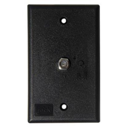 Picture of King  Black Single Antenna Power Supply Receptacle PB1001 24-0254                                                            