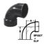 Picture of Lasalle Bristol  2" Spigot X 2" Slip ABS Plastic 90Deg Elbow Waste Valve Fitting 635278 11-0530                              