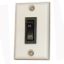 Picture of Prime Products  Black 12V Rocker Switch w/ White Plate 11-0192 19-0214                                                       
