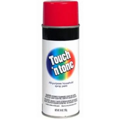 Picture of Rust-Oleum Touch N Tone 10Oz Gloss Cherry Red Spray Can Paint 55270830 13-1858                                               