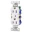 Picture of Cooper Wire  White 125VAC 15A Duplex Receptacle 270W 19-3815                                                                 