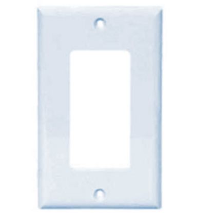 Picture of Cooper Wire Arrow Hart White Thermoplastic 1-Gang Receptacle Cover 2151W-BOX 19-3492                                         
