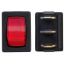 Picture of Diamond Group  3-Bag Red/ Black 125V/ 16A SPST Lighted Rocker Switches For Water Pumps DG623PB 69-8823                       