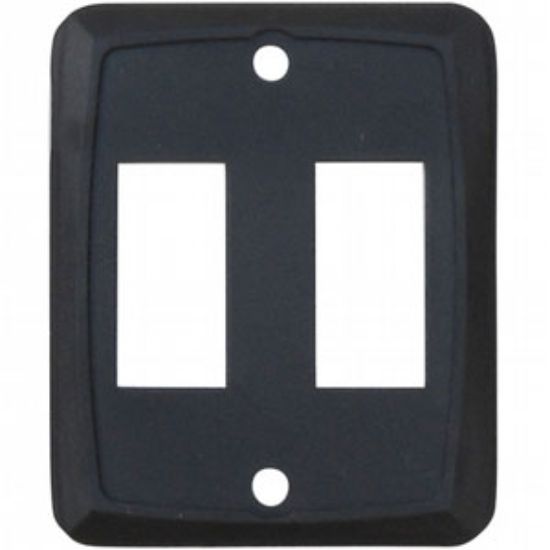 Picture of Diamond Group  3-Pack Black Double Opening Switch Plate Cover DG215PB 69-8865                                                