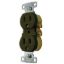 Picture of Diamond Group  Brown 125V/ 15A Indoor/ Outdoor Dual Receptacle DG0BVP 19-0618                                                
