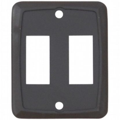 Picture of Diamond Group  Brown 125V/ 16A SPST Double Rocker Switch w/ Bezel DGZ721VP 19-5025                                           