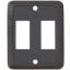 Picture of Diamond Group  Brown Double Opening Switch Plate Cover DG7218VP 19-1987                                                      