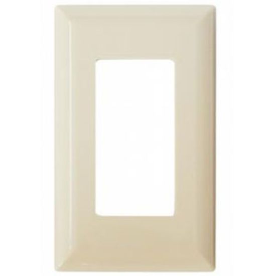 Picture of Diamond Group  Ivory Single Speed Decor Opening Switch Plate Cover DG52495VP 19-1365                                         