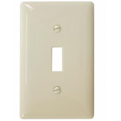 Picture of Diamond Group  Ivory Single Toggle Opening Switch Plate Cover DG34VVP 19-0454                                                
