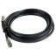 Picture of JR Products  Black 12' RG6 Coaxial Cable w/ Compression End 47965 24-0445                                                    