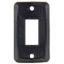 Picture of JR Products  Black Single Opening Multi Purpose Switch Faceplate 12855 19-1886                                               