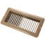Picture of JR Products  Brown 4"W x 10"L Floor Heating/ Cooling Register w/o Damper 02-28995 22-0481                                    