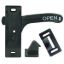 Picture of JR Products  RH Opening Black Screen Door Latch For AMERIMAX Style Doors 10765 20-0234                                       