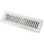 Picture of JR Products  White 2"W x 10"L Floor Heating/ Cooling Register w/Damper 02-28905 22-0472                                      