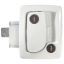 Picture of RV Designer  White Die Cast Zinc Alloy & Steel Dead Bolt Entry Door Latch T502 69-9754                                       