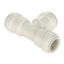 Picture of Sea Tech 35 Series 3/8" Female QC Copper Tube Off-White Polysulfone Fresh Water Union Tee 013523-08 10-8163                  
