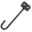 Picture of Tie Down Engineering  Black Painted Double Head J Rod Ground Anchor 59120 16-0035                                            