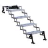 Picture of Torklift GlowStep Stow N' Go 20"W x 8.56"D x 7.5"R Aluminum Black 4 Entry Steps