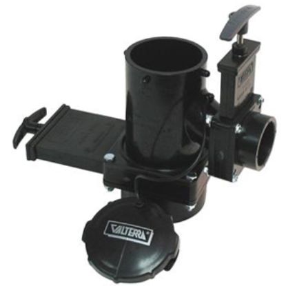 Picture of Valterra  3" Handle Actuated San Tee Rotating Waste Valve w/Plastic Handle T18 11-0631                                       