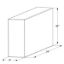 Picture of ICON  54" x 20" x 9" 39 Gal Fresh Water Tank 12450 10-1587                                                                   