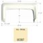 Picture of Icon  Colonial White 38-7/8"L x 21-1/4"H Single Axle Universal Fender Skirt 00387 15-1603                                    