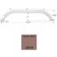 Picture of Icon  Copper Rose Metallic Tandem Axle Fender Skirt For Various Carriage Brands 12014 15-1762                                