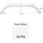 Picture of Icon  Polar White Tandem Axle Fender Skirt For Carriage Brands 01756 15-1651                                                 